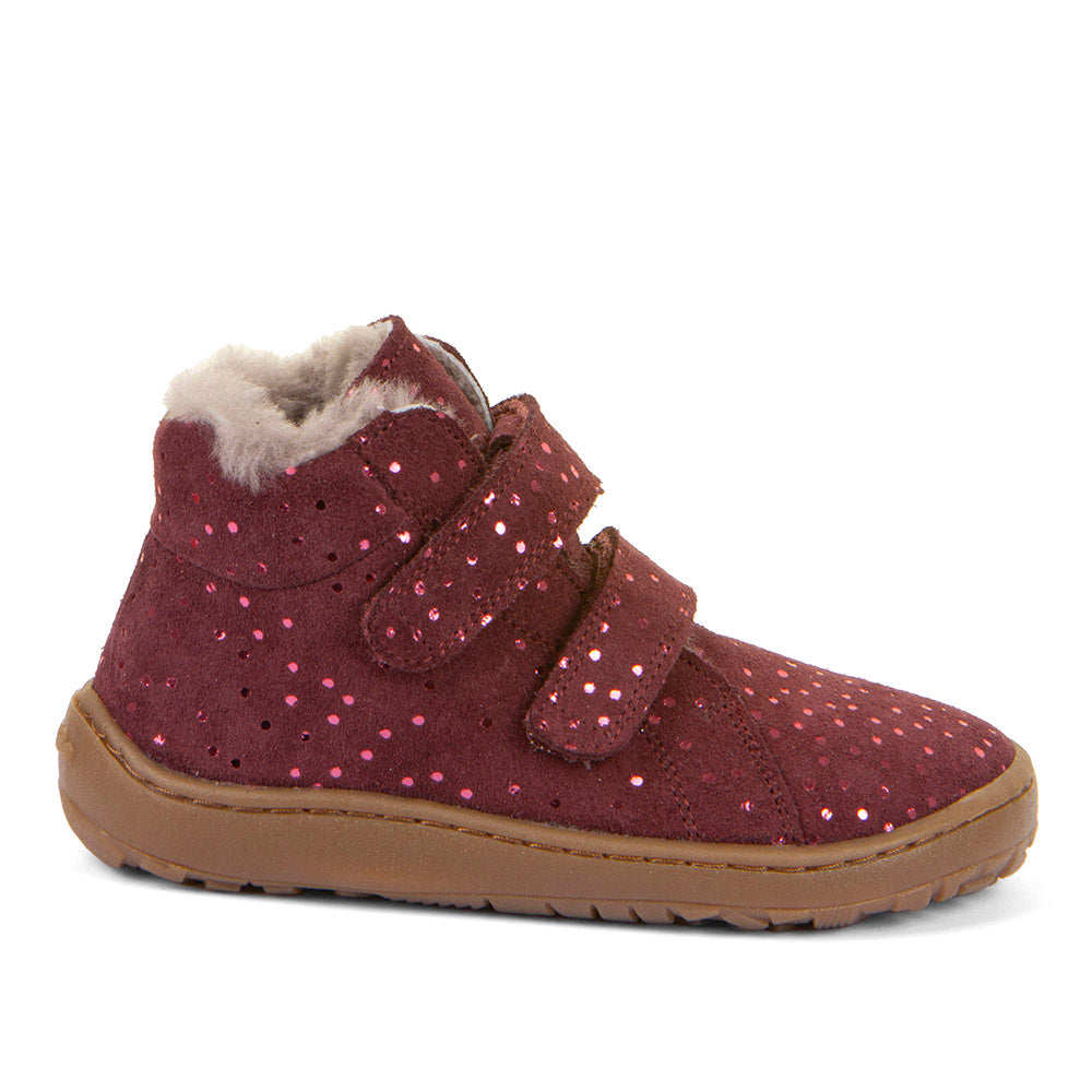 Froddo Barefoot Winter Furry - Bordeaux+