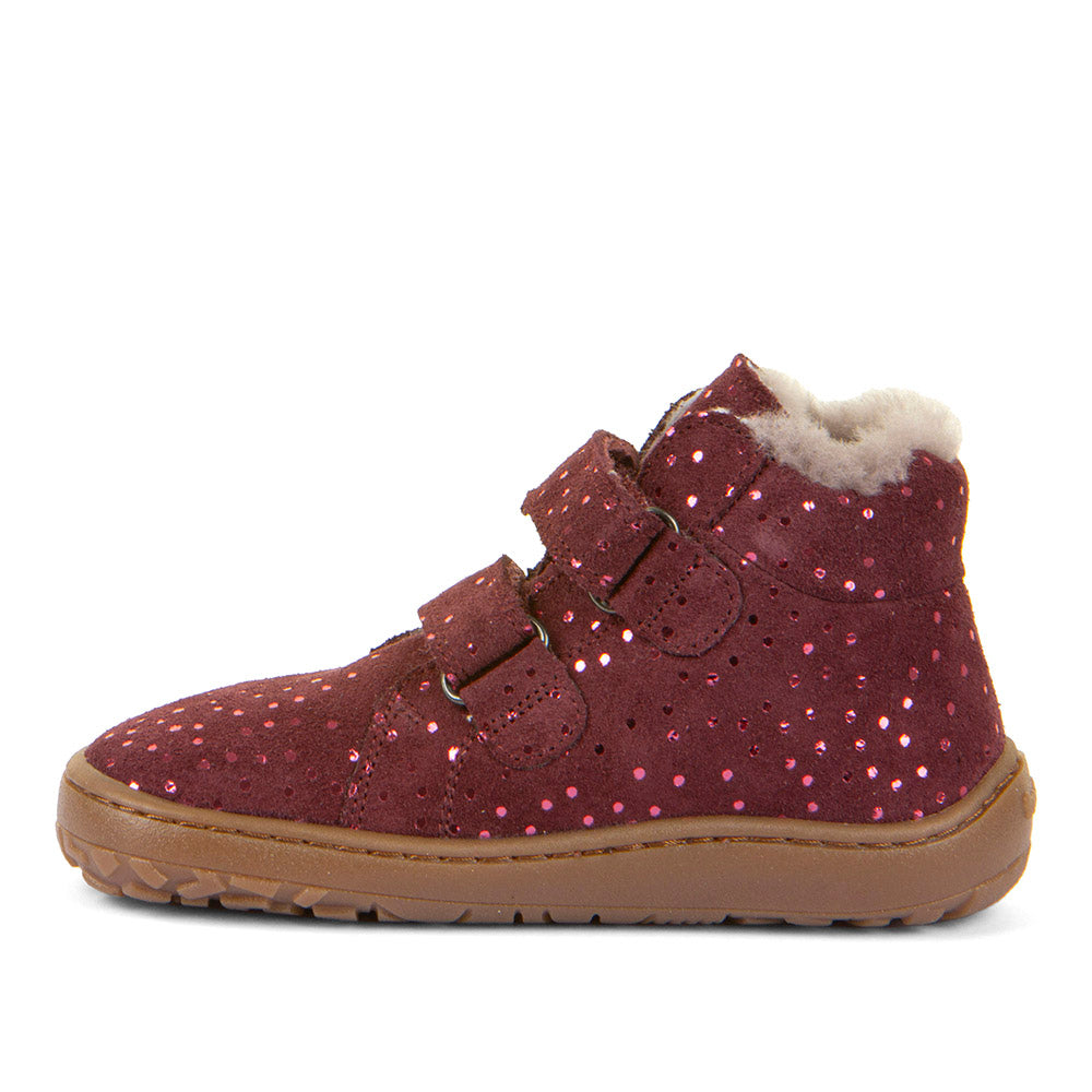 Froddo Barefoot Winter Furry - Bordeaux+