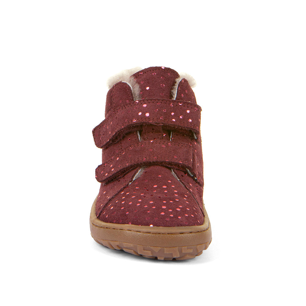 Froddo Barefoot Winter Furry - Bordeaux+