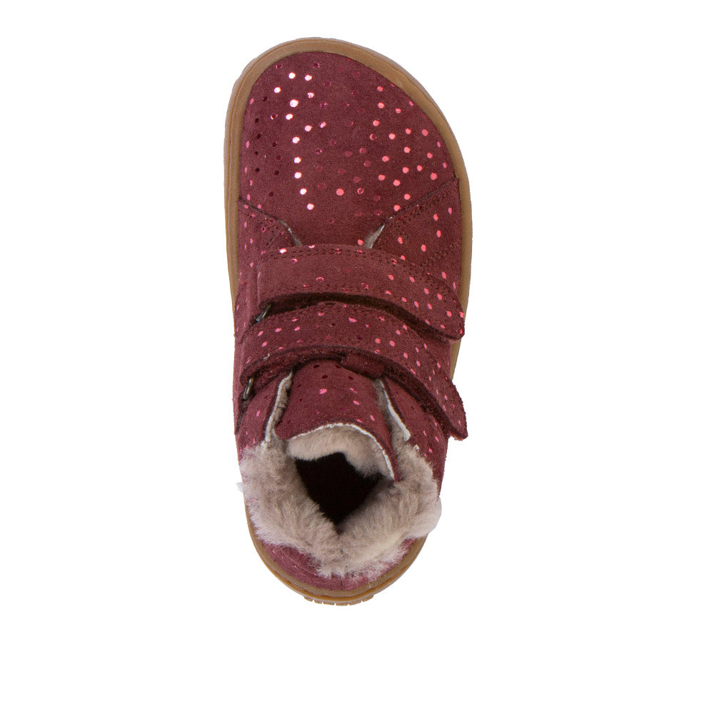 Froddo Barefoot Winter Furry - Bordeaux+