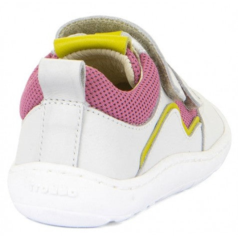 Froddo Barefoot Base B - White/Fuxia