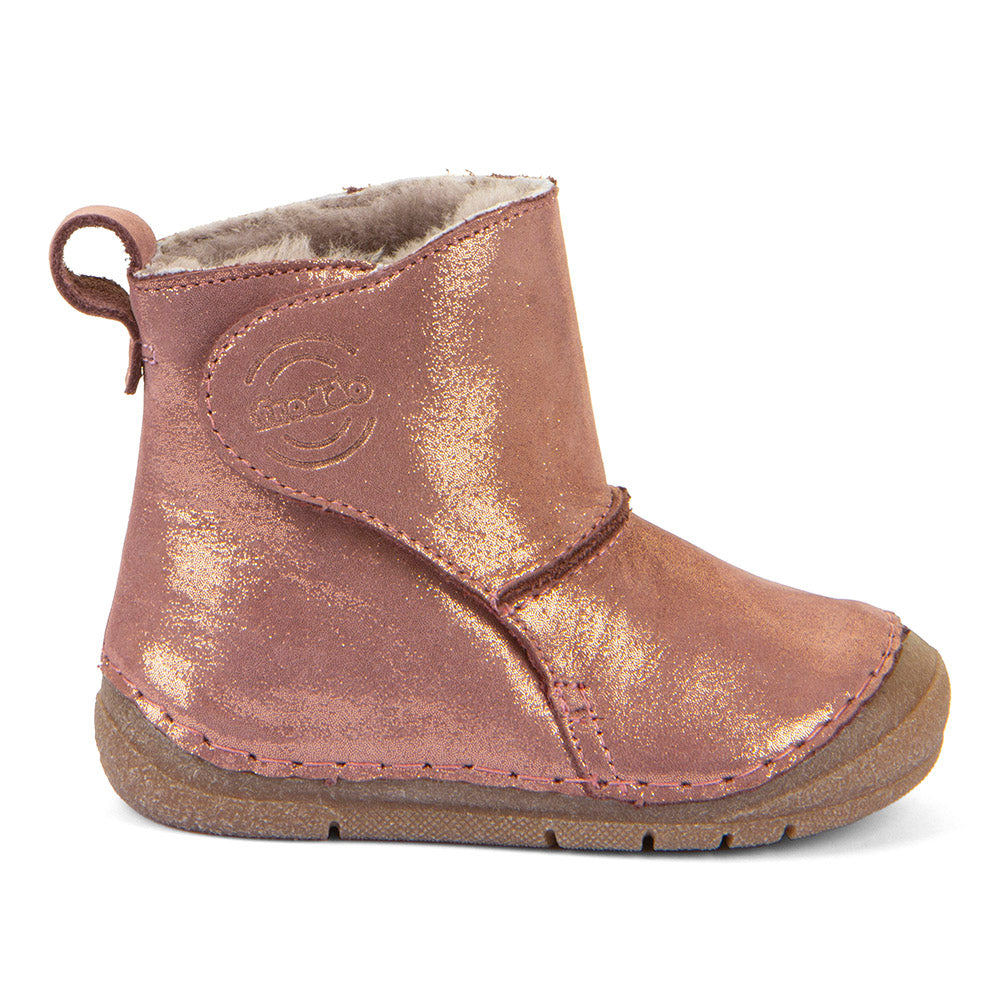 Froddo Paix Up Winter Boots - Pink/Gold