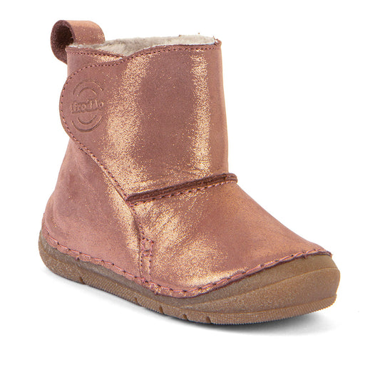 Froddo Paix Up Winter Boots - Pink/Gold