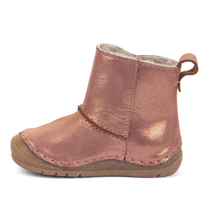 Froddo Paix Up Winter Boots - Pink/Gold