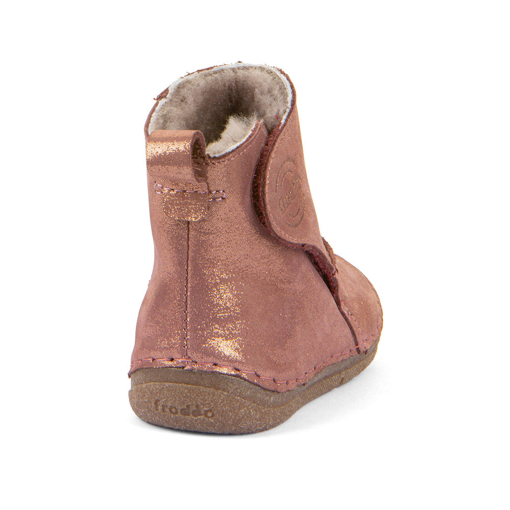 Froddo Paix Up Winter Boots - Pink/Gold
