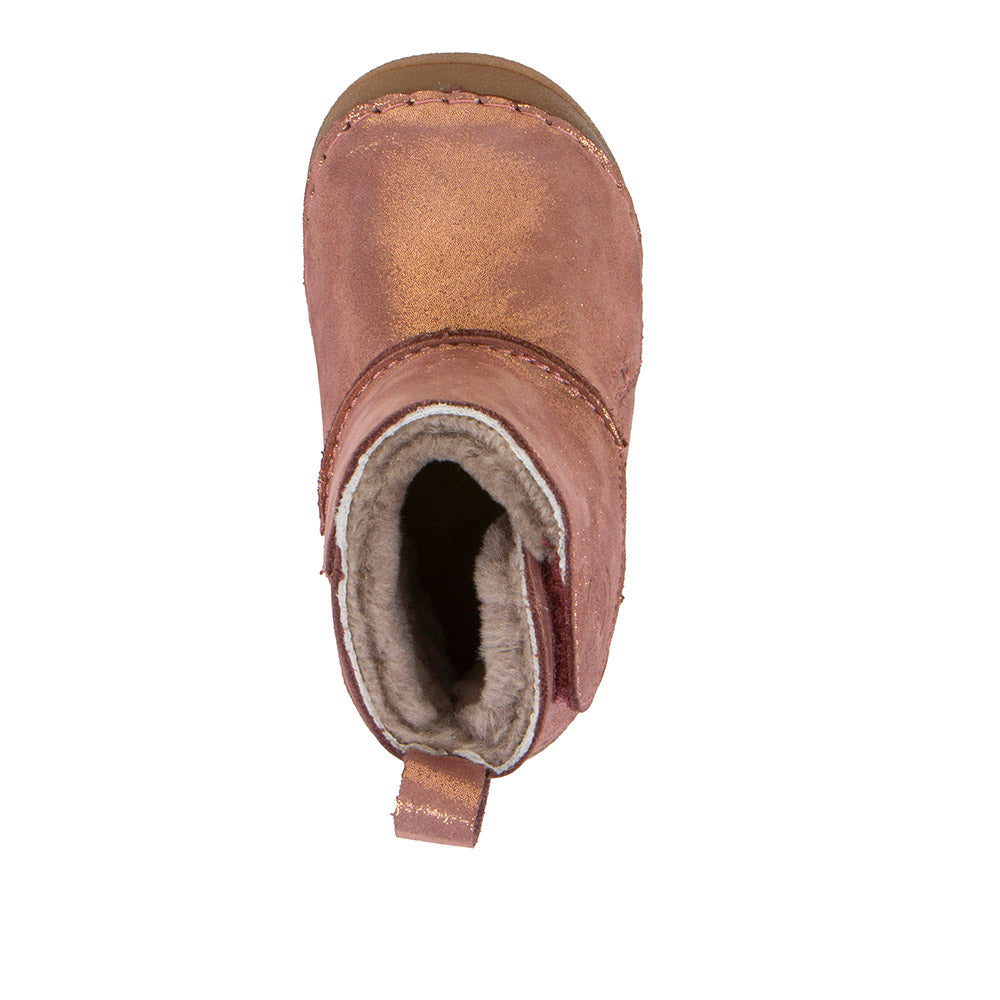 Froddo Paix Up Winter Boots - Pink/Gold